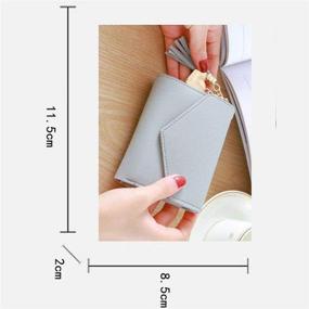 img 3 attached to 💼 Stylish and Compact Small Wallets for Women: Mini Credit Card Case, ID Window, and Coin Purse in One!