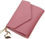 💼 stylish and compact small wallets for women: mini credit card case, id window, and coin purse in one! logo