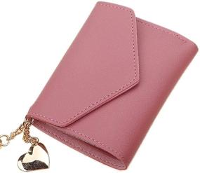 img 4 attached to 💼 Stylish and Compact Small Wallets for Women: Mini Credit Card Case, ID Window, and Coin Purse in One!