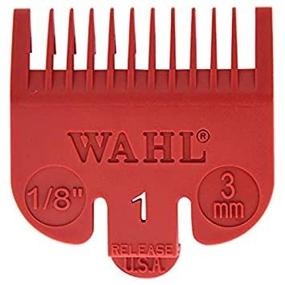 img 3 attached to 🔴 Wahl #3114-603 Color Coded Comb Attachment – Red #1 – 1/8" (3.0mm) – Ideal for Stylists & Barbers