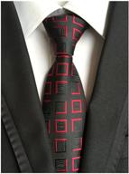 elfeves plaids pattern jacquard neckties logo