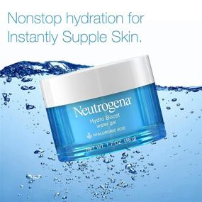 img 2 attached to 💧 Neutrogena Hydro Boost Hyaluronic Acid Water Gel Moisturizer, 1.7 fl. oz – Daily Face Hydrating Lotion for Dry Skin, Non-Comedogenic, Oil-Free