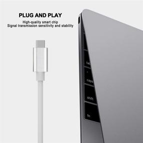 img 1 attached to 🔌 TOPEREK Type-C Hub: 4K HDMI, Mini USB-C to USB 3.1 Multiport Adapter Converter for New MacBook 2016 & ChromeBook Pixel Silver