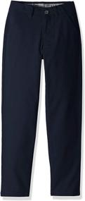 img 2 attached to 👖 Boys' Sustainable Black Chino Pants - Haggar Youth Clothing