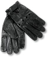 interstate leather driving gloves medium logo