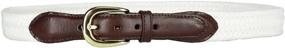 img 2 attached to Rogers Whitley Mens Cotton Leather Braided Men's Accessories for Belts