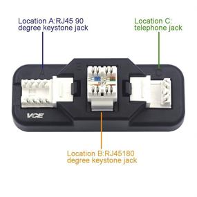 img 2 attached to VCE 90 Degree Keystone Ethernet Stripper