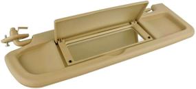 img 2 attached to GOLDPAR Left Driver Side Sun Visor Compatible With Honda Civic 2006 2007 2008 2009 2010 2011 Visor Assembly (Pearl Ivory
