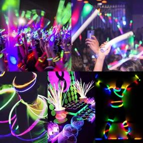 img 1 attached to 🎉 Get 50 White Glow Stick Light Sticks in Bulk Wholesale - GlowWithUs Brand, 8-12 Hrs Glow Time, Sturdy Packaging - Ideal for Kids Parties!