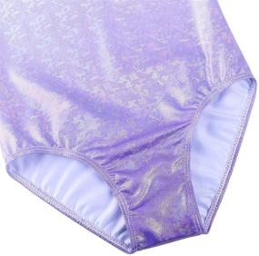 img 1 attached to Партия леотардов Gymnastics Toddler Athletic B268_Lightpurple_6A