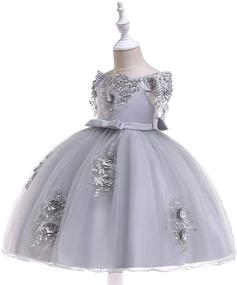 img 2 attached to 🌸 Stunning Flower Pageant Dresses for Formal Girls, Ages 2-10