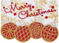 spellbinders christmas ornament border etched logo