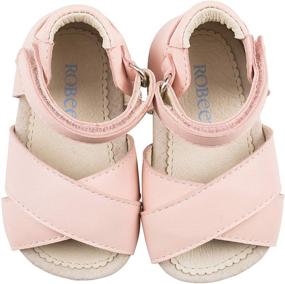 img 2 attached to Robeez First Kicks Infant/Toddler Shoes and Sandals - Baby Girl and Unisex Styles - Ages 0-24 Months