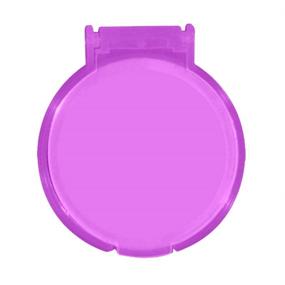 img 2 attached to Versatile Round Mirror Set of 12: Portable & Convenient for Lady's Bag, Purse, or Cosmetic Bag - Crafters' Delight in Assorted Shades of Pink and Purple