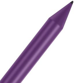 img 1 attached to Universal Stylus Pen for Phone Tablet PC - 🖊️ Soft Rubber Touch, Replacement Capacitive Touch Screen Stylus Pencil (Purple)