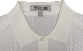 img 3 attached to 👔 Premium Italian Filament Sleeve Men's Shirts by STACY ADAMS: Unbeatable Style and Quality