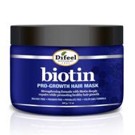 💆 difeel pro-growth biotin hair mask 12 oz. - effective treatment for hair loss logo