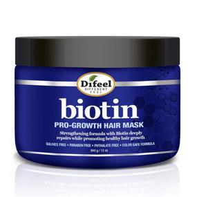 img 4 attached to 💆 Маска для волос Difeel Pro-Growth Biotin 12 унций - эффективное средство от выпадения волос