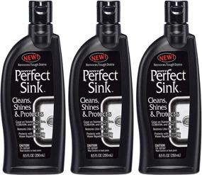 img 4 attached to 🚰 Hope's Perfect Sink Cleaner and Polish: Restorative, Water-Repellant Stain Remover for Various Surfaces - Ideal for Stainless Steel, Cast Iron, Porcelain, Corian, Composite, Acrylic - 8.5 oz 3 Pack