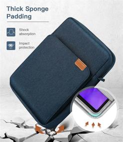 img 1 attached to 📱 MoKo Tablet Sleeve Bag: Stylish and Functional Case for 9-11 Inch Tablets - iPad Pro 11, iPad 9th Gen, iPad Air 4, Galaxy Tab A 10.1, and More!