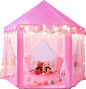 img 4 attached to Magical Sumbababy Princess 🏰 Playhouse for Happy Children and Toddlers