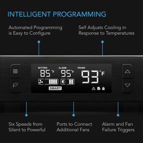 img 2 attached to 🌀 AC Infinity T8 AIRCOM – Ультра-тихая система заднего выхода охлаждения вентилятора для ресиверов, усилителей, DVR и компонентов АВ-шкафов