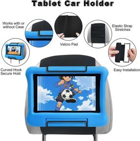 img 1 attached to Tablet Headrest Tablets Holder Adjustable