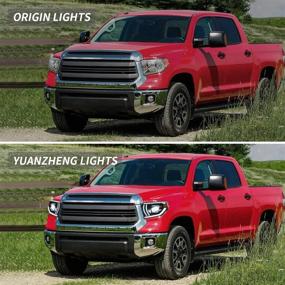 img 1 attached to VLAND Projector Dual Beam Headlights Compatible For [Toyota Tundra Pickup 2014-2019] With Sequential Turn Signal