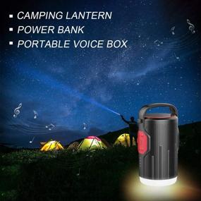 img 3 attached to ChillCamping Lamp 10000MAh Bank Bluetooth Speaker Long Camping