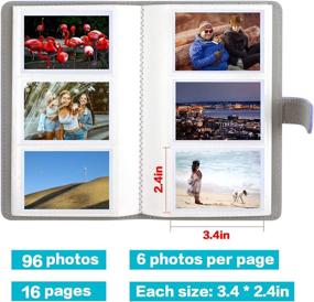 img 2 attached to 96 Pockets Wallet Photo Album With PU Leather Home Decor for Photo Albums, Frames & Accessories