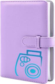 img 4 attached to 96 Pockets Wallet Photo Album With PU Leather Home Decor for Photo Albums, Frames & Accessories