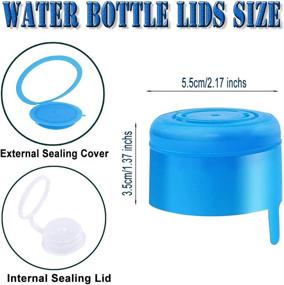 img 3 attached to Gallon Reusable Replacement Anti Splash Bottle