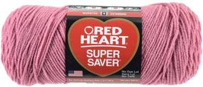 img 4 attached to ❤️ RED Heart Super Saver Yarn: Light Raspberry for Vibrant Creative Projects