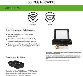 img 2 attached to 🖨️ Epson Workforce WF-100 Wireless Mobile Printer with Amazon Dash Replenishment Compatibility
