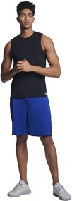 img 3 attached to 🏋️ Enhance Your Performance with Russell Athletic Men's Cotton Performance Sleeveless Muscle T-Shirt