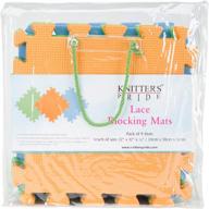 🧶 enhanced search-friendly knitter's pride lace blocking mats (pack of 9), assorted colors logo