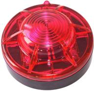 🚨 roadside emergency led strobe lights with magnetic base for vehicles: red flashing flare safety warning lights for enhanced safety logo