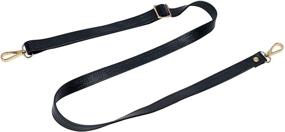 img 3 attached to VanEnjoy Adjustable CrossBody Strap Replacement for Bag Purse - Full Grain Genuine Leather, 0.7" Wide, 26-51" Long