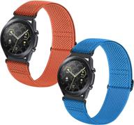 📱 плетеный ремешок neoxik nylon elastic loop - совместим с galaxy watch3 45 мм/galaxy 46 мм, gear s3 frontier/classic - 22 мм упругий спортивный ремешок с быстрым съемом логотип