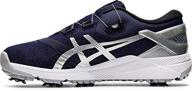 asics gel course shoes peacoat silver logo