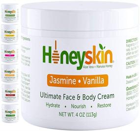 img 4 attached to 🍯 Organic Manuka Honey Cream - Eczema Moisturizer for Dry, Itchy, Sensitive Skin - Face & Body Lotion for Redness, Eczema, Rosacea - Jasmine Vanilla Scent (4oz)