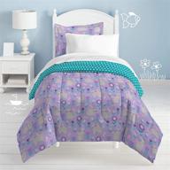 🐱 dream factory cat garden comforter set, twin - cozy gray bedding for feline lovers, #2a862601gy logo