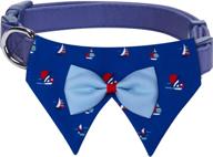 🐾 blueberry pet 9 unique patterns dog bandana collar with detachable bow tie – stylish dog collar with bow tie logo