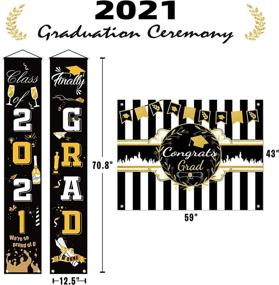 img 3 attached to DMIGHT Graduation Decorations 2021 Congrats