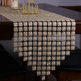 img 4 attached to Jucoan Glitter Crochet Dresser Decoration
