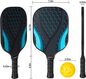 img 3 attached to Kept Graphite Pickleball Paddles Polypropylene