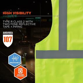 img 3 attached to 🚦 Enhance Visibility and Safety with the Ergodyne 8215BA Breakaway Reflective Gear