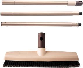 img 3 attached to 🧹 Eyliden Push Broom: Wide Angle Broom for Effective Indoor/Outdoor Cleaning on Multiple Surfaces