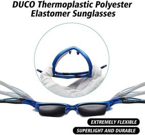 img 1 attached to 🕶️ Stay Cool and Protected with DUCO Polarized Sunglasses - UV400 Baseball Boys' Accessories