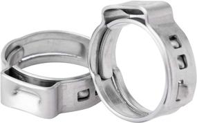 img 4 attached to 15pcs 1/2 Inch Stainless Steel PEX Cinch Clamps by ISPINNER - Crimp Rings Pinch Clamps for PEX Tubing Pipe Fitting Connections, Pack of 15